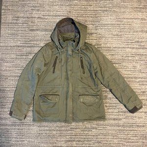 Thread & Supply Green Khaki Utility Jacket